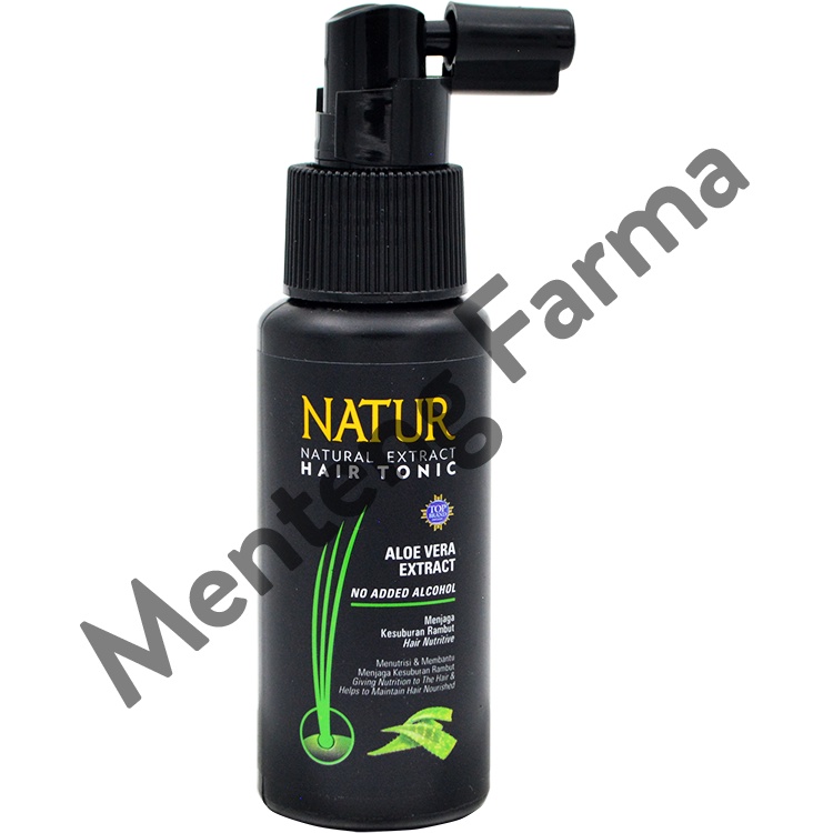 Natur Hair Tonic Aloe Vera Extract 50 ML - Vitamin Kesuburan Rambut
