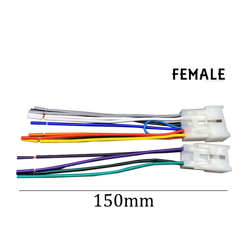 Soket Audio Head Unit Mobil Male Female Toyota Avanza Innova Yaris Calya Daihatsu Xenia