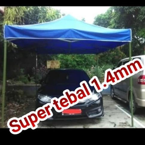 Tenda Lipat Super Uk 3X4.5 Ketebalan Besi 1.4Mm