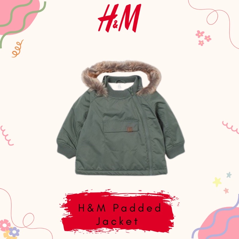 Pakaian Jaket anak / H&M Padded Jacket / HNM kids Jaket Bulu