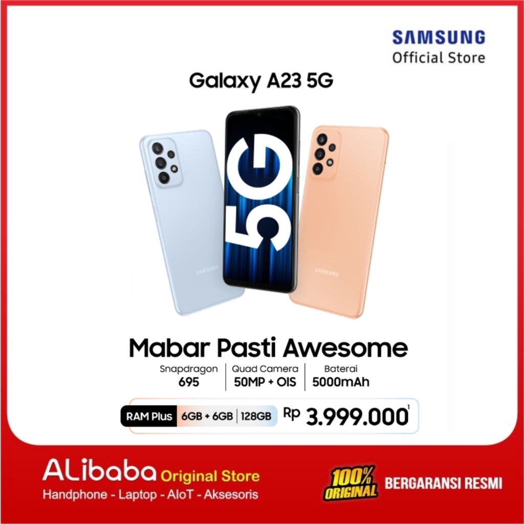 Samsung Galaxy A23 5G 12/128GB (+6 Extended RAM)