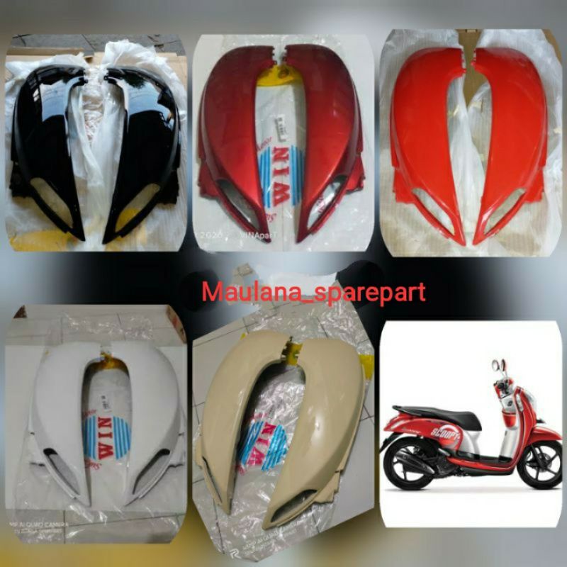 Cover body belakang Honda Scoopy karbu / body belakang / body Scoopy