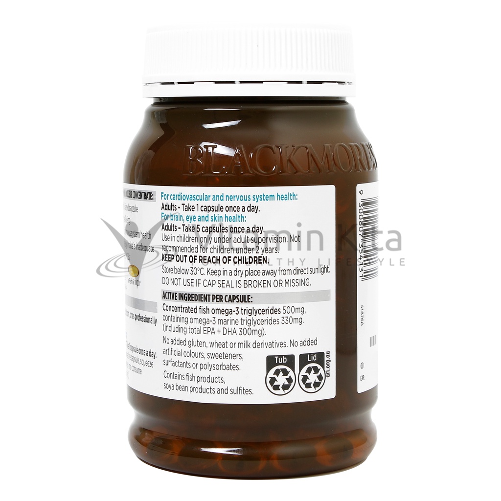 Blackmores Odourless Fish Oil Mini Caps (400 Caps)