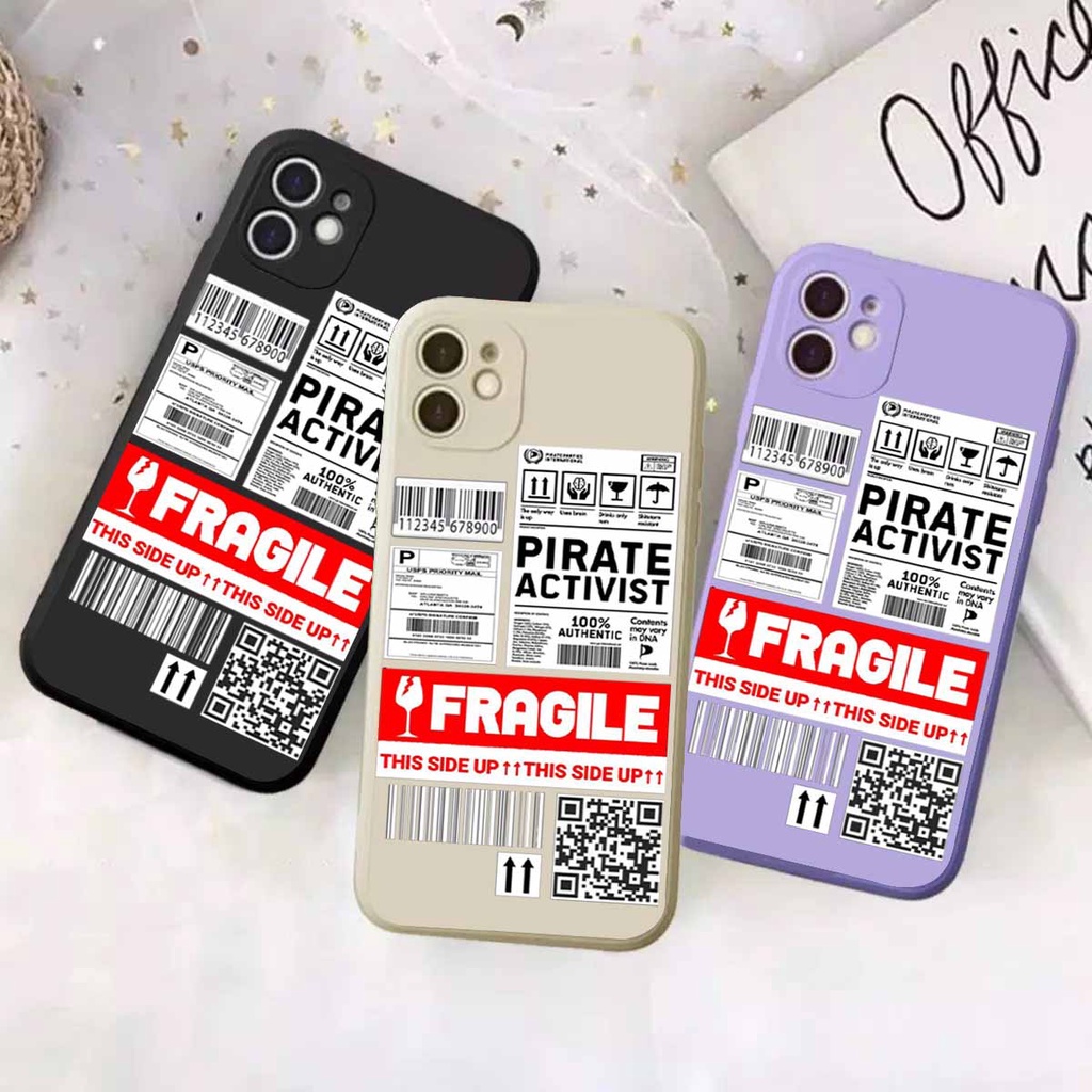 Case Motif  Oppo A54/A16/A16k/F5/A79/F5 Youth/A73/A75/F1s/A74-4G/A76/A96/A36 FRAGILE | Casing Bergam