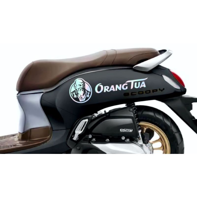 stiker cutting orang tua stiker Scoopy