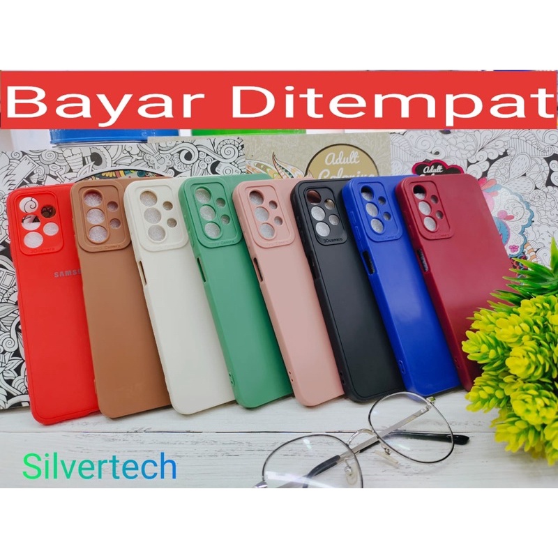 Silvertech kesing siikon Macaron Samsung A04 S Samsung A13 4G Samsung A13 5G kesing Macarong + Pelindung Kamera