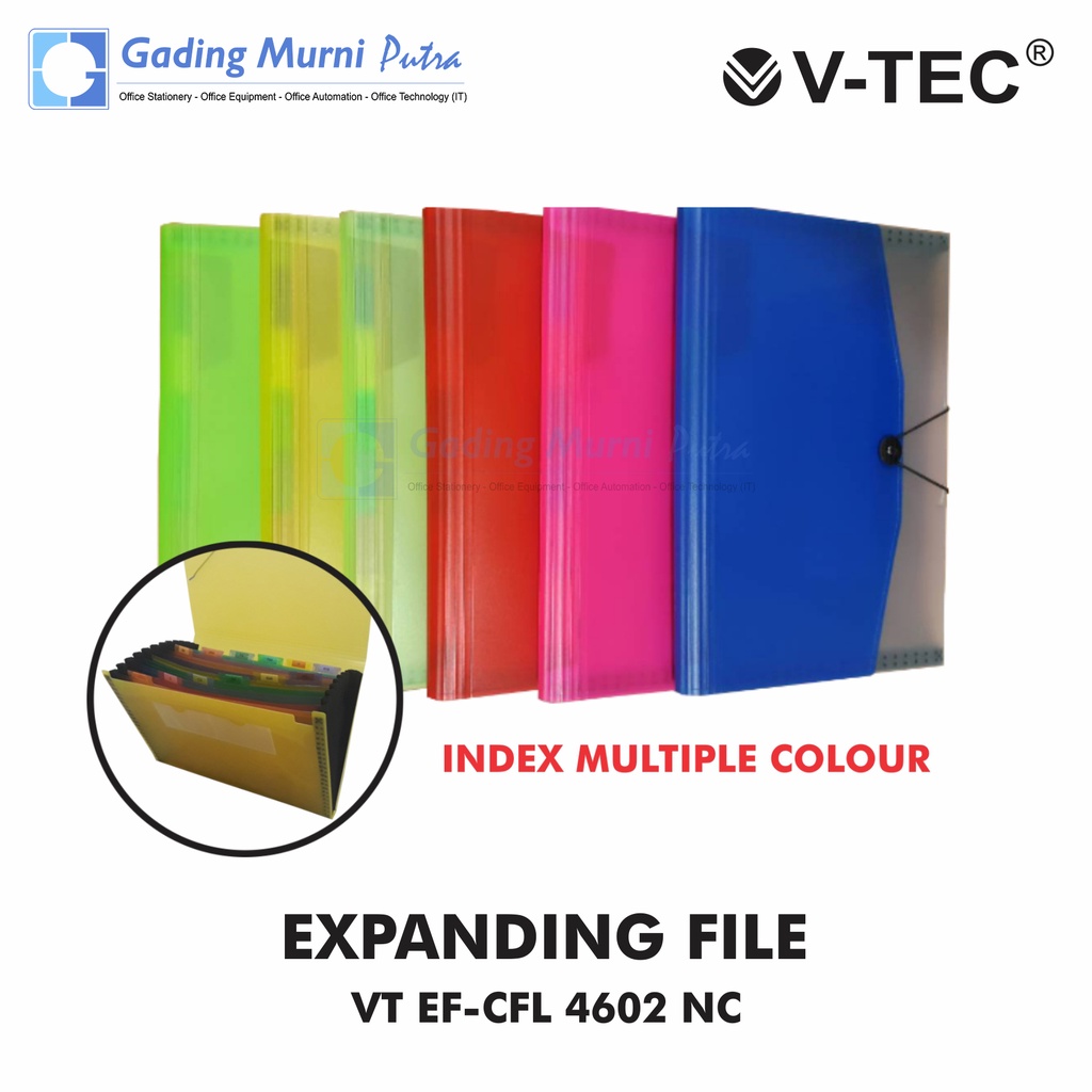 

EXPANDING FILE / MAP FOLDER DOKUMEN V-TEC VT CF-EFL 4602 NC TALI