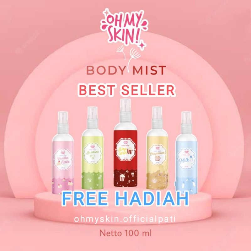 body mist ohmyskin new series! bodymist food series ohmyskin