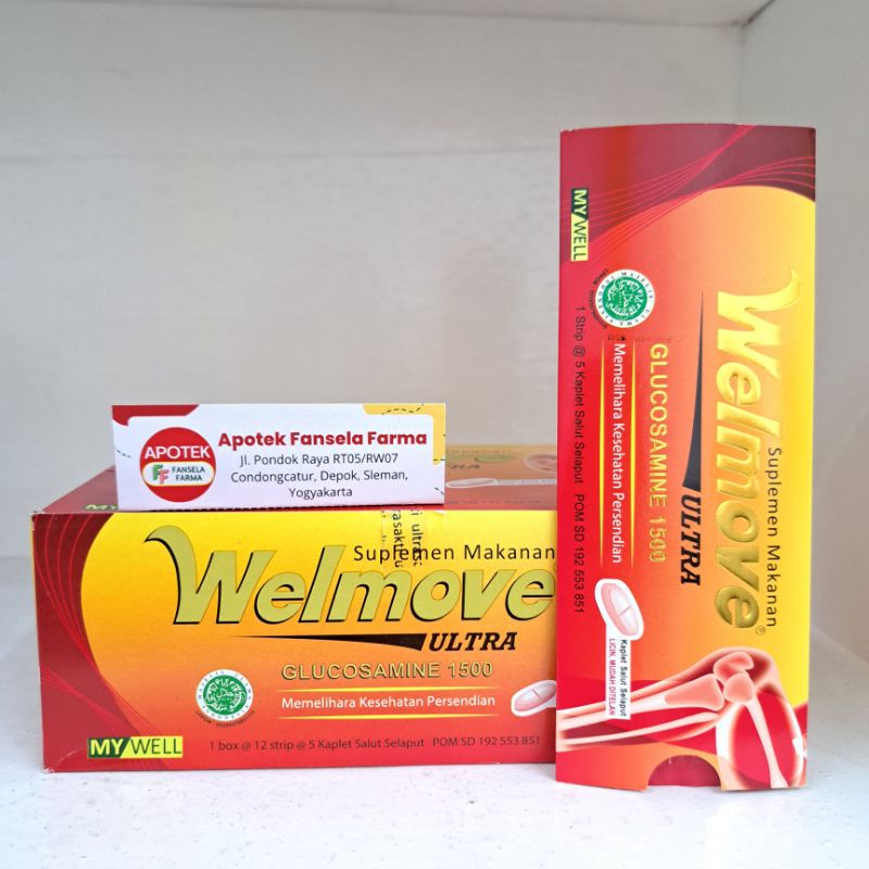 Welmove ultra vitamin persendian dan tulang suplemen makanan