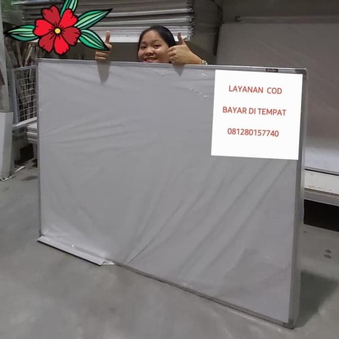 

Whiteboard gantung 90 x 120 cm