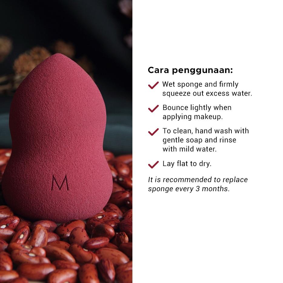 Image of Masami Red Bean Blending Sponge Latex Free / Beauty Blender #3