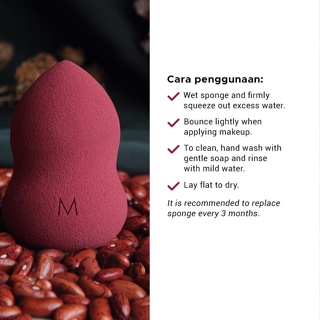Image of thu nhỏ Masami Red Bean Blending Sponge Latex Free / Beauty Blender #3