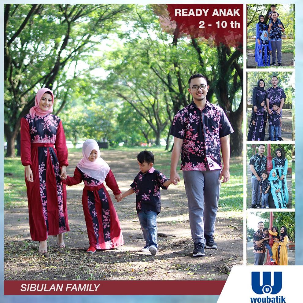 [Ready anak] Busui WOU BATIK COUPLE  Gamis Baloteli Sibulan gamis couple kebaya modern - KG053 ▫ GDI