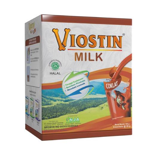 

10.10 SALE Viostin Milk 1 box @ 6 sachet Menjaga Kesehatan Tulang dan Sendi grosir
