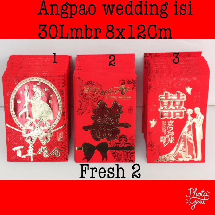 

Gaya Angpao Sangjit 8*12Cm/Amplop Sangjit/Angpao Shuangxi Murah