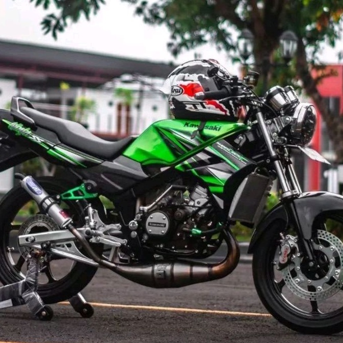 STRIPING LIST STIKER NINJA SS TAHUN 2013 HIJAU STIKER NINJA SS 2013 HIJAU