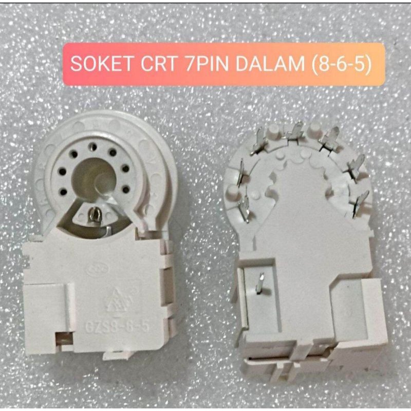 SOCKET CRT 7PIN DALAM (GZS 8-6-5) SOKET CRT 7 PIN DALAm