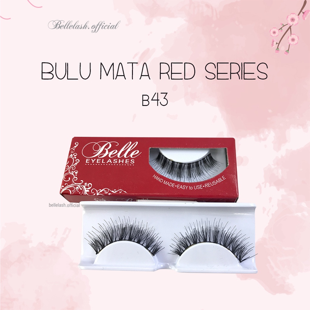 B43 Bulu Mata Palsu Handmade Natural False Eyelash Eye Lashes