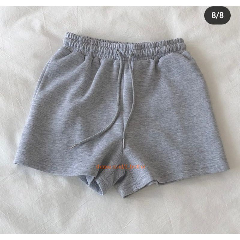 Lizo Hot Pants Babyterry Pendek Celana Wanita Santai Celana Pendek Wanita Bahan Babyterry / Celana Unyu / Celana Gemash