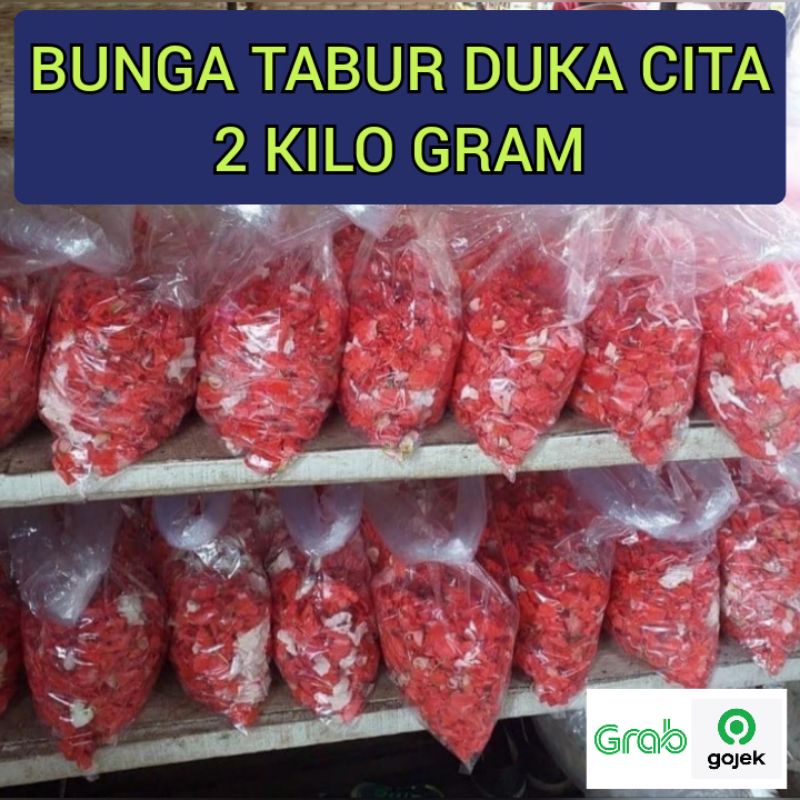 kembang tabur makam bunga duka cita 2 kilo gram nyekar ziarah pihong merah putih