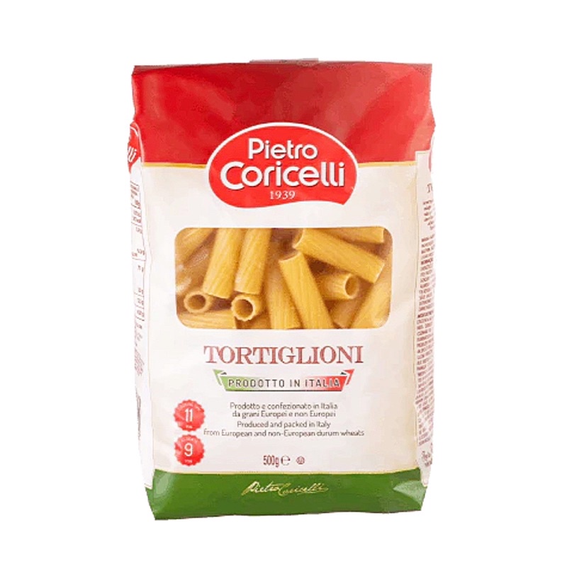 

Pietro Coricelli Tortiglioni 500gr / Pietro / Coricelli / Tortiglioni / pasta / import / italy