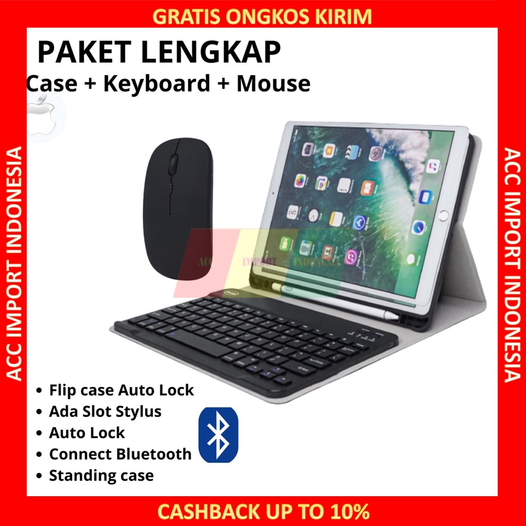 Case FlipCase Keybard Bluetooth Samsung Tablet Tab A8 2022 A7 Lite