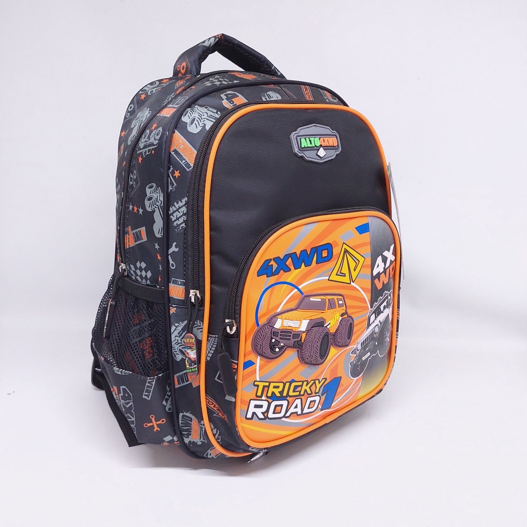 Tas Anak Cowok ALTO Motif MOBIL 4X4 TK SD MURAH BARU ORIGINAL SIZE 16 INCHI / Ransel Anak Laki-laki ALTO CAR Motif MOBIL TIMBUL MURAH BARU / Tas ALTO ANAK LAKI-LAKI MOBIL OFFROAD MURAH ORI / TAS SEKOLAH ALTO ANAK COWOK MOTIF ALTO CAR ORIGINAL BESAR MURAH