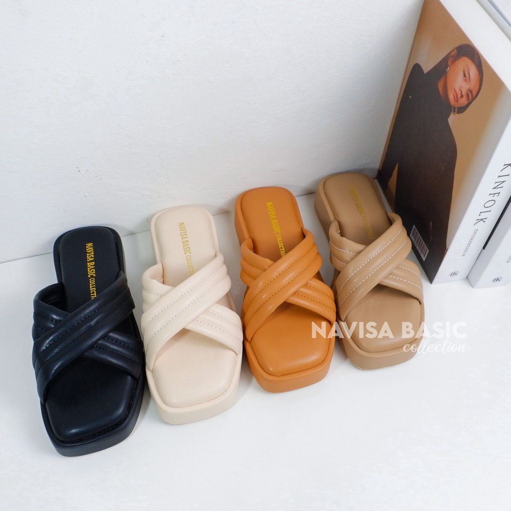 Sandal wanita Silang Empuk Sandal ootd Sandal Winod Damelia Pluvia