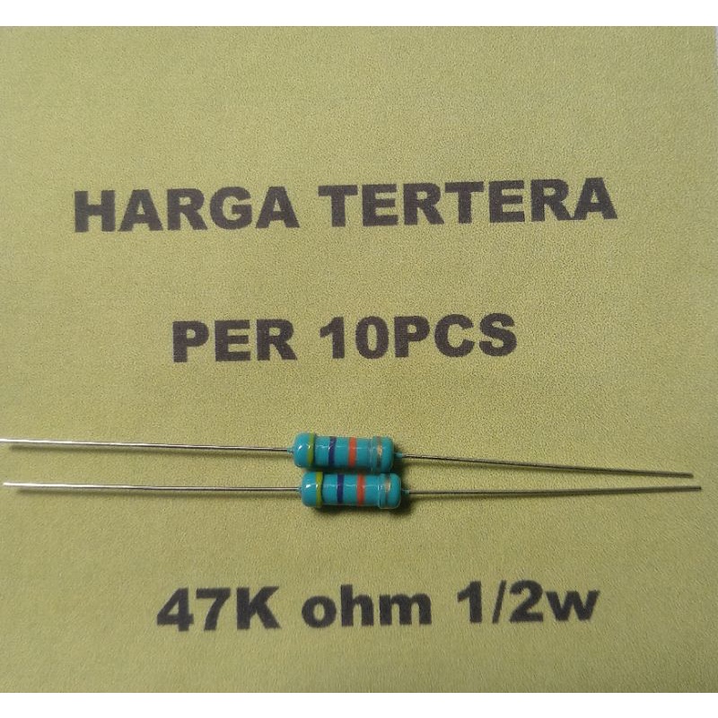 Resistor 47K ohm 1/2 Watt