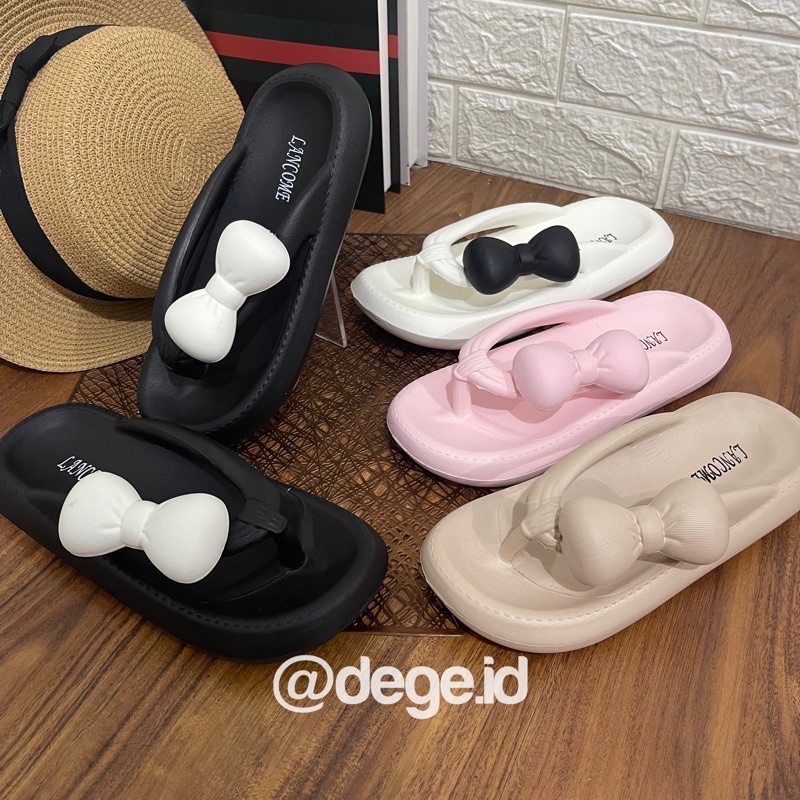sandal jepit jelly pita empuk wanita / sandal jepit kekinian