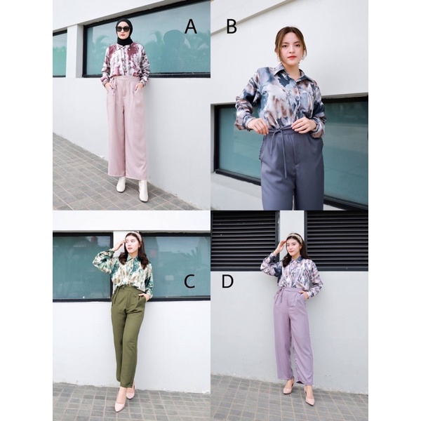 SHIVA ONESET - SETELAN WANITA MOTIF ABSTRAK LD 110 BIG SIZE JUMBO ONE SET MURAH BERKUALITAS ATASAN K