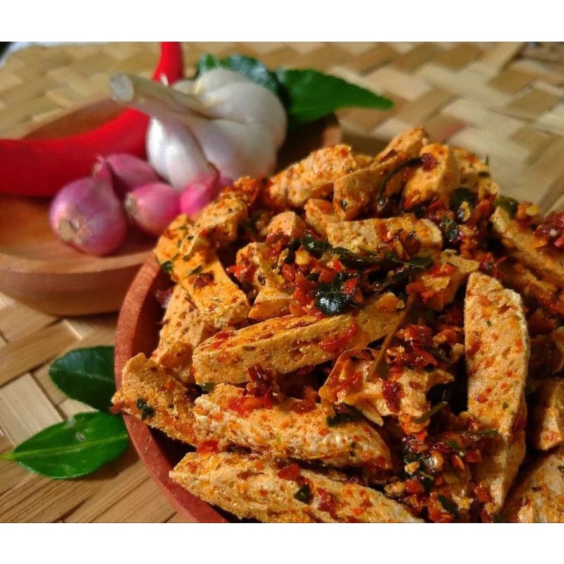 

Basreng daun jeruk 100 gram keripik basreng pedas daun jeruk