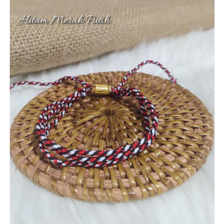 (isi 12) Gelang Tali Rangkap 3 Tali Prusik Tali Gunung Outdoor Untuk Pria &amp; Wanita