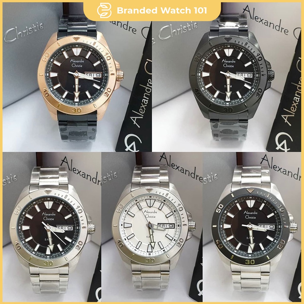 ORIGINAL Jam Tangan Pria Alexandre Christie AC 6511 / AC6511 Garansi 1 Tahun