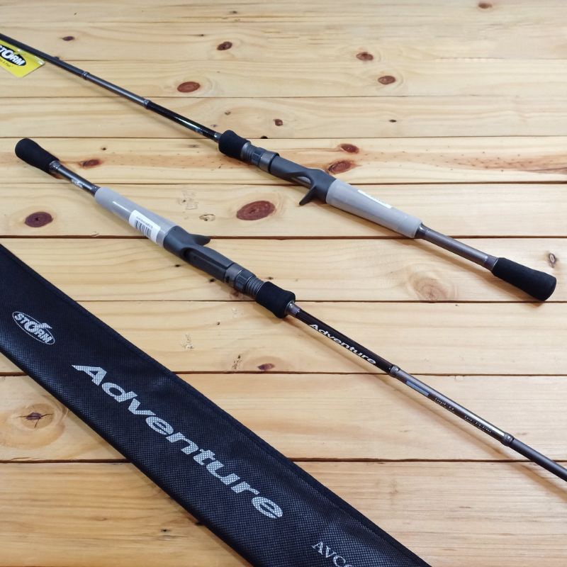 Joran BC/casting dan Spinning Strom adventure GRATIS PIPA + BUBLE WARP FULL JORAN old generation one