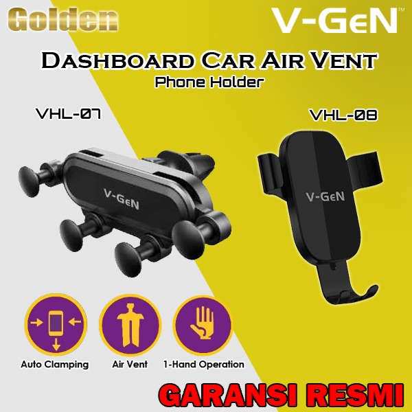 VGEN V-GeN VHL-07 VHL-08 Car Air Vent Phone Holder HP Mobil Lubang AC