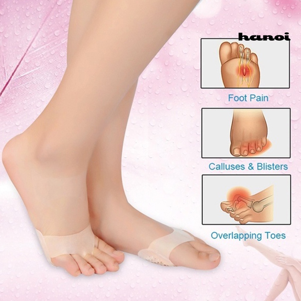 Hnx Pad Cushion Silikon Gel Pelindung Jari Kaki Depan Pereda Sakit Untuk Sepatu High Heels