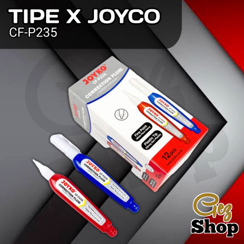 

MURAH!!! TIPE X JOYKO JF-P235 / Tip ex / Correction Fluid / Penghapus Cair