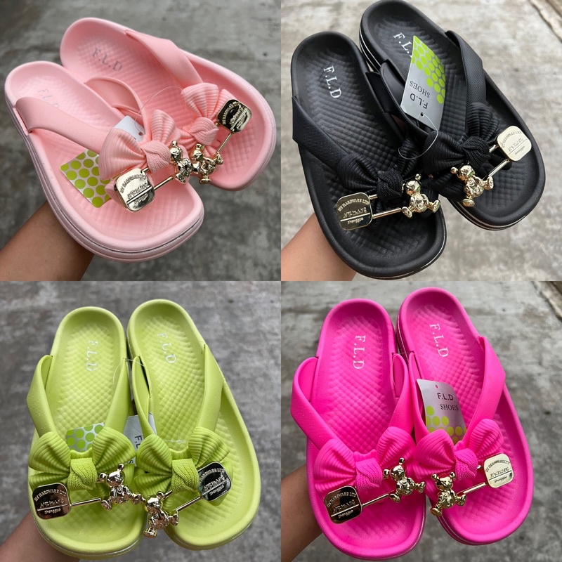 SANDAL WEDGES IMPORT KARET VIRAL