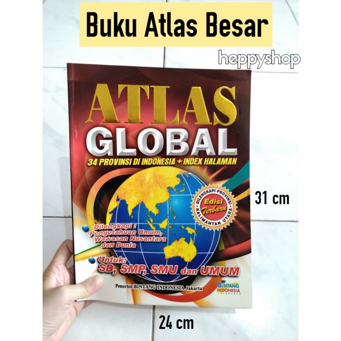 Pendidikan Buku Atlas Besar, Atlas Indonesia Dan Dunia