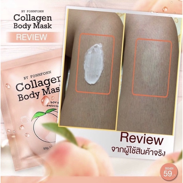 collagen body mask original body lotion whitening pemutih kulit bpom