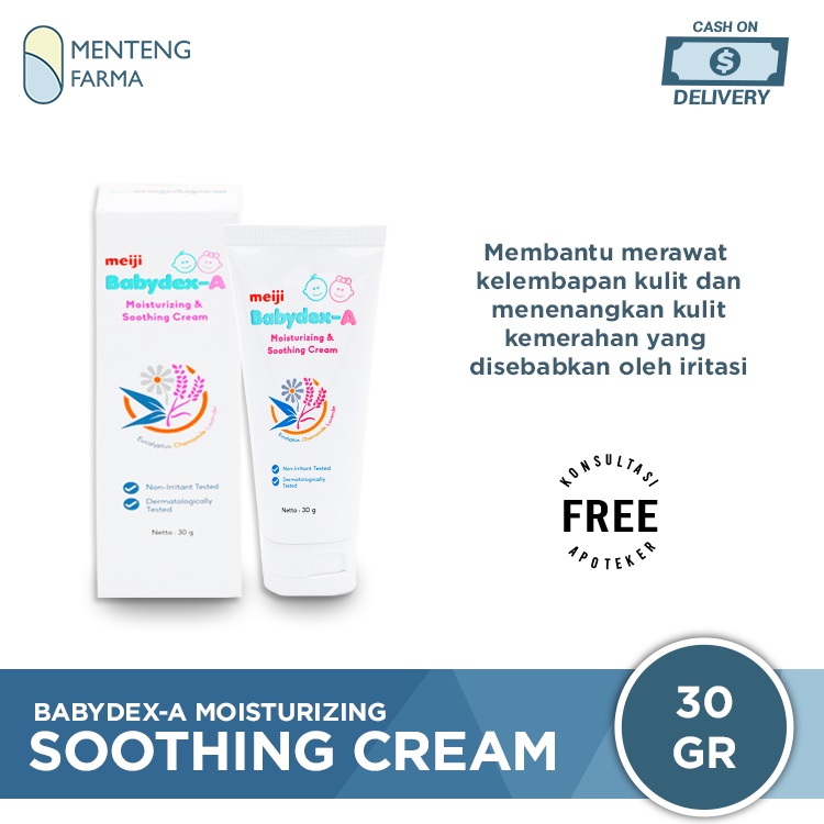 Babydex-A Moisturizing &amp; Soothing Cream 30 Gr - Krim Pelembap Kulit Bayi