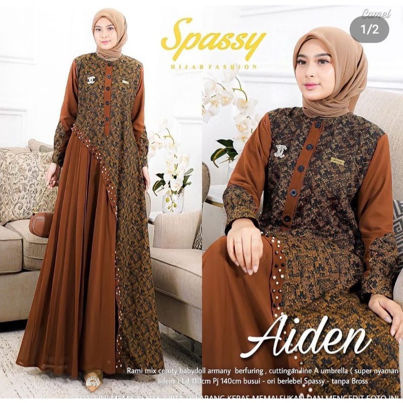 Gamis Aiden (Realpict Bisa COD)