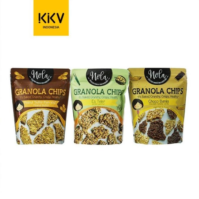 

KKV Nola Granola Chips Camilan Snack Sehat Oat Granola