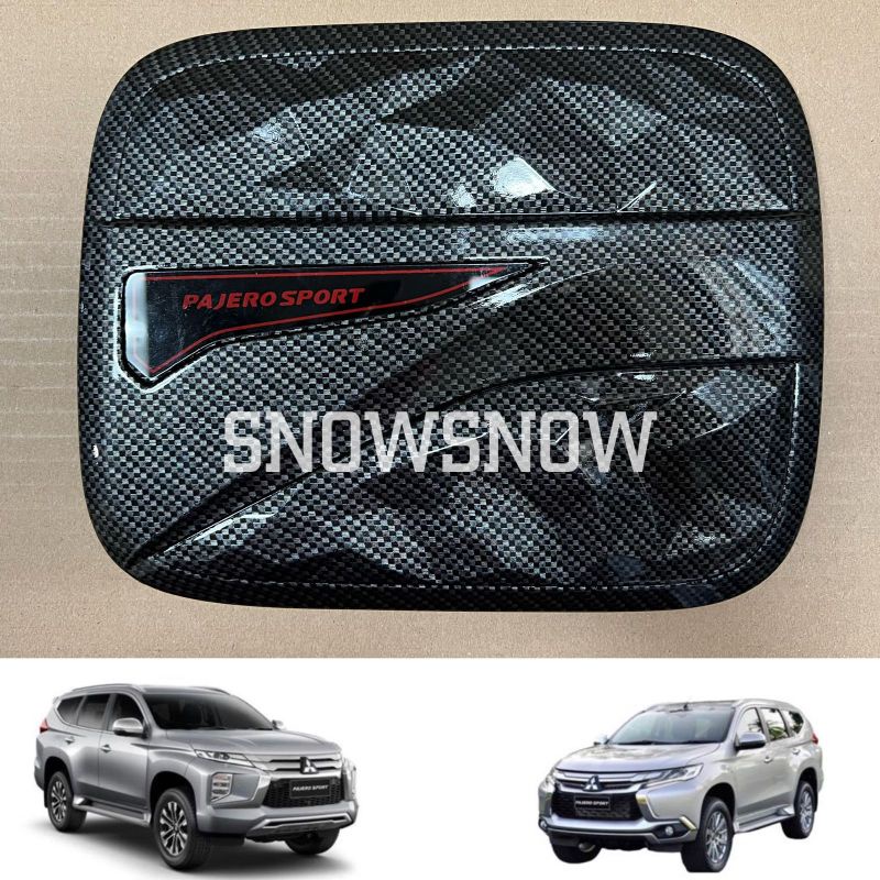 Tank cover  All new pajero sport 2016 2020 2022 2023 Carbon Diamond