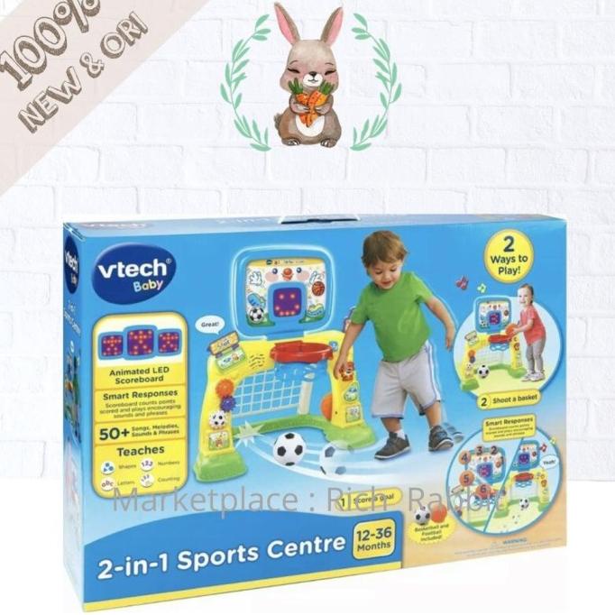 Vtech Baby 2-In-1 Sports Centre Mainan Edukasi Anak Educational Games Putri.Saputri