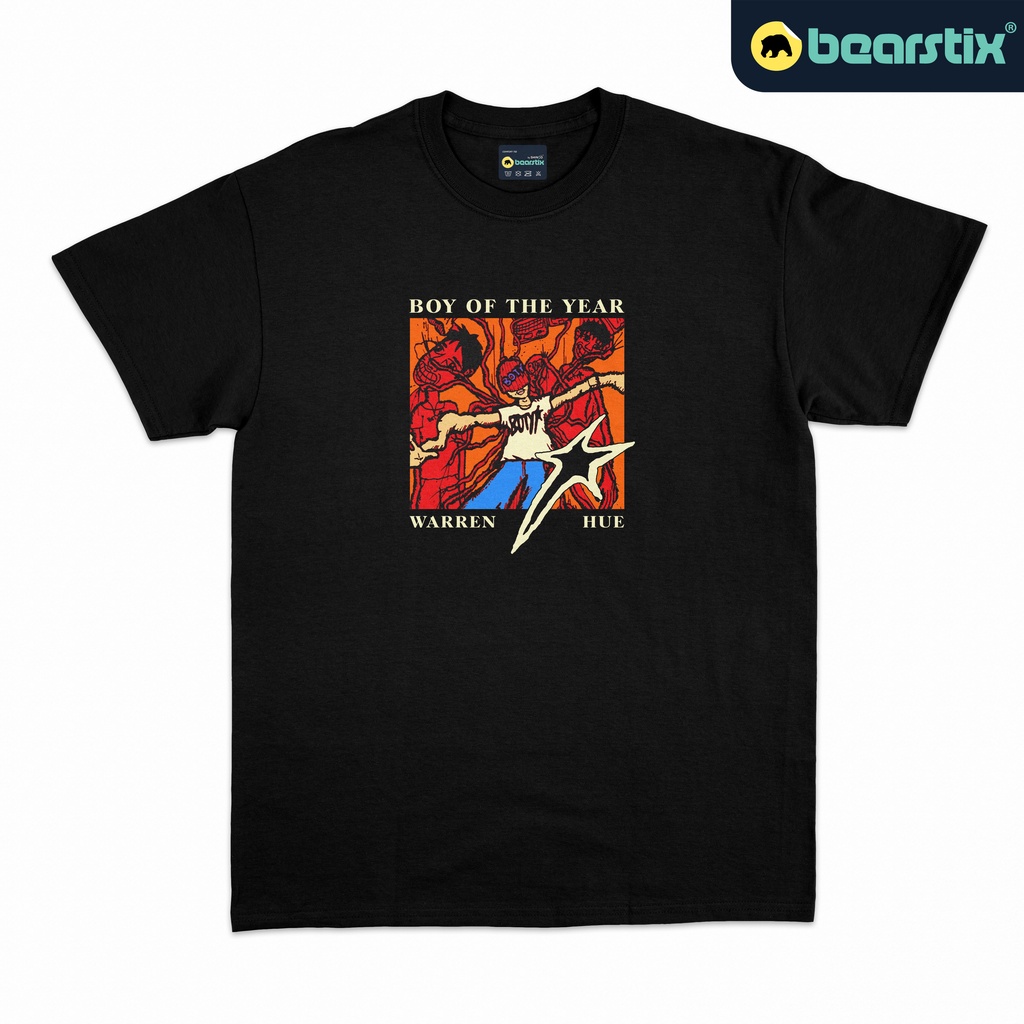 BEARSTIX - Tshirt Boy Of The Year - Kaos Warren Hue - Baju BOTY - Kaos Streetwear - Tshirt 88 Rising