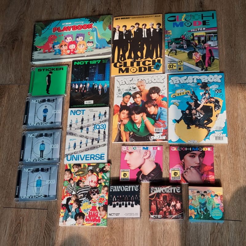 ALBUM SEALED NCT DREAM 127 pinkfong jeno glitch mode beatbox seoul city sticker jewel universe hello