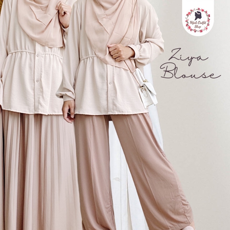 Ziya Blouse / atasan crincle / kemeja blouse