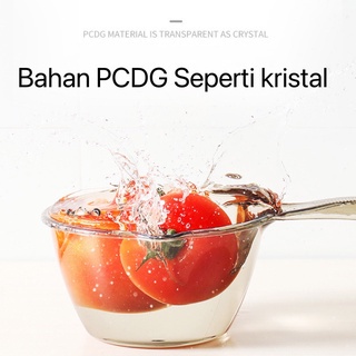 Gayung Mandi Plastik Transparan Serbaguna Perlengkapan Mandi Wadah